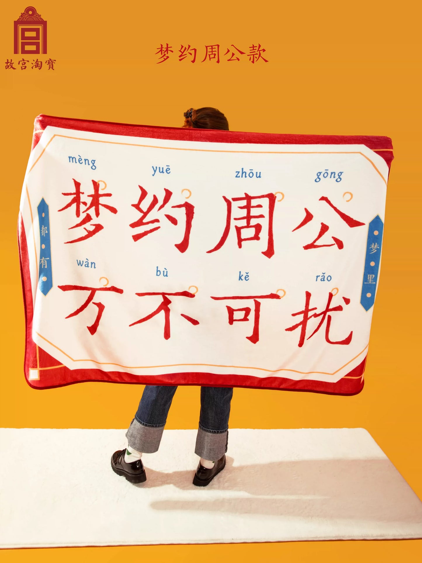 Palace Museum rest blanket office nap blanket air conditioning blanket Wenchuang birthday gift.